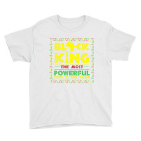 Black History King Chess Piece Saying African Amer Youth Tee | Artistshot