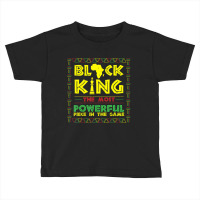 Black History King Chess Piece Saying African Amer Toddler T-shirt | Artistshot