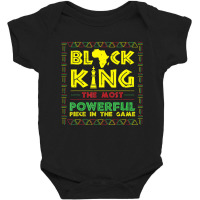 Black History King Chess Piece Saying African Amer Baby Bodysuit | Artistshot