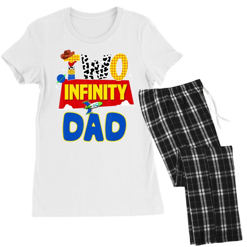 Cowboy Dad Two Infinity And Beyond Birthday Decora Women's Pajamas Set by validokel | Artistshot