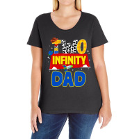 Cowboy Dad Two Infinity And Beyond Birthday Decora Ladies Curvy T-shirt | Artistshot