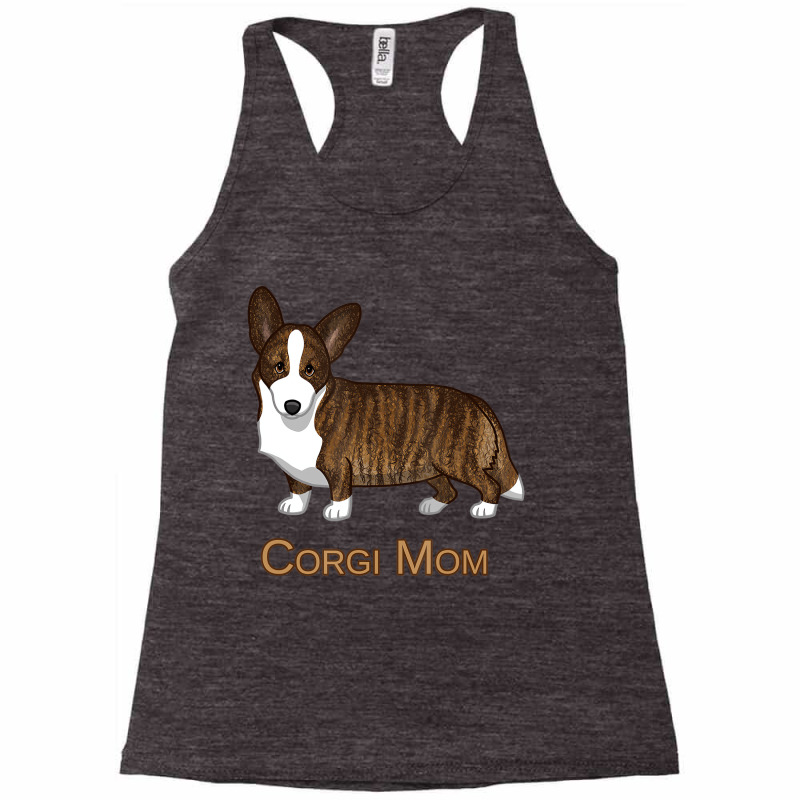 Black Tan Brindle Cardigan Welsh Corgi Mom Dog Lov Racerback Tank by imelde | Artistshot