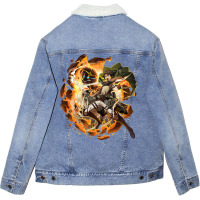 Hada Kembreli 69 Unisex Sherpa-lined Denim Jacket | Artistshot