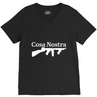 Sicilian Mafia Gangster Godfather Boss Italy Itali V-neck Tee | Artistshot