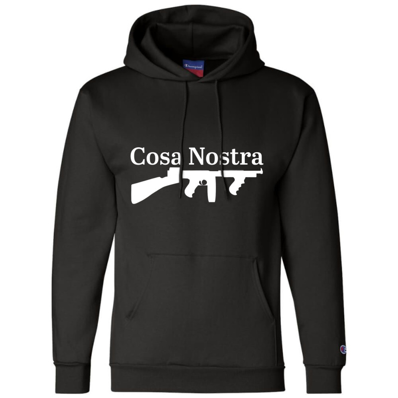 Sicilian Mafia Gangster Godfather Boss Italy Itali Champion Hoodie by fieyzacik | Artistshot