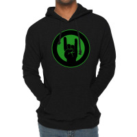 Heavy Metal Satan Horns Ring Black & Green Lightweight Hoodie | Artistshot