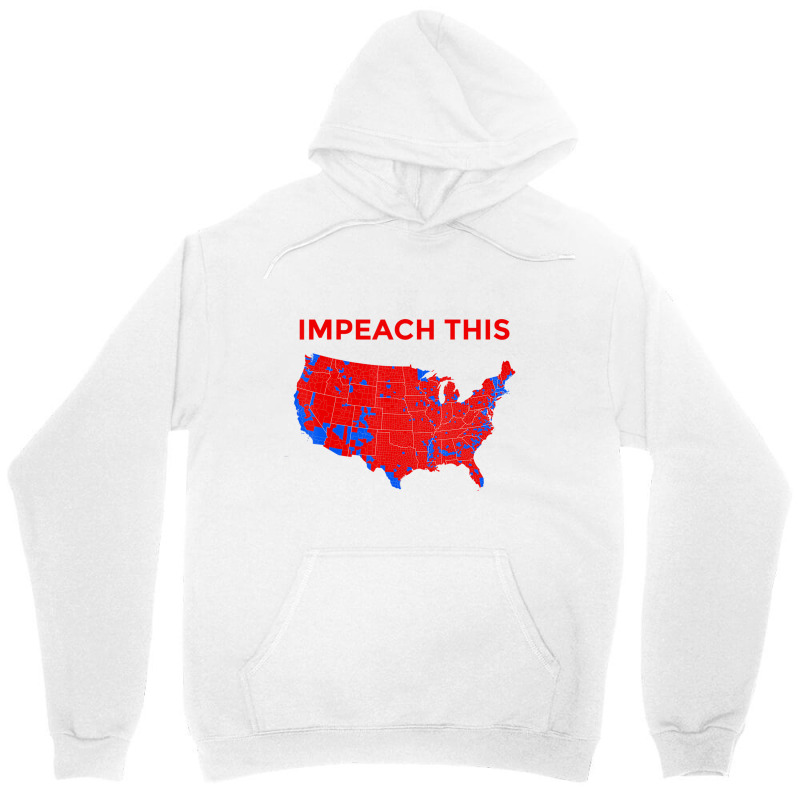 Love Potus President Donald Trump Map Try To Impea Unisex Hoodie | Artistshot