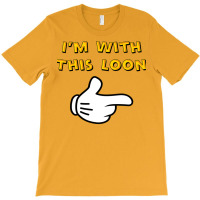 I M With This Loon Baseball ¾ Sleeve  17 T-shirt | Artistshot