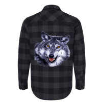 Native American Indian Wolfs Lover Wild Grey Wolfs Flannel Shirt | Artistshot