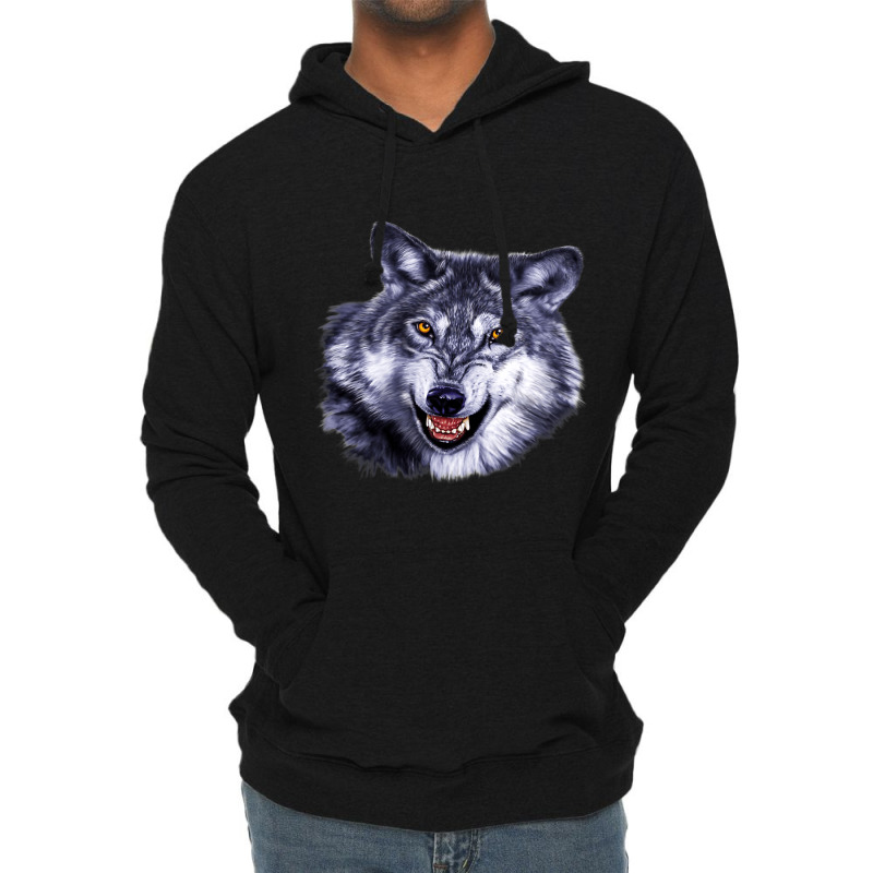 Native American Indian Wolfs Lover Wild Grey Wolfs Lightweight Hoodie by SweetCurl | Artistshot