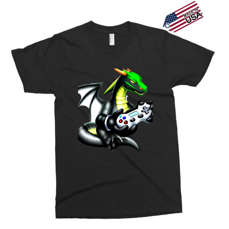 Dragon Video Game Controller Game Players Dragon L Exclusive T-shirt by whoretacarpal | Artistshot