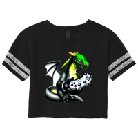 Dragon Video Game Controller Game Players Dragon L Scorecard Crop Tee | Artistshot