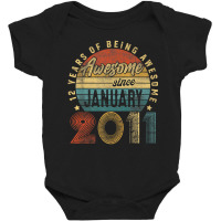 Funny January 2011 Limited Edition 12 Year Old 12t Baby Bodysuit | Artistshot