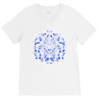 Small Dimir Abstract V-neck Tee | Artistshot