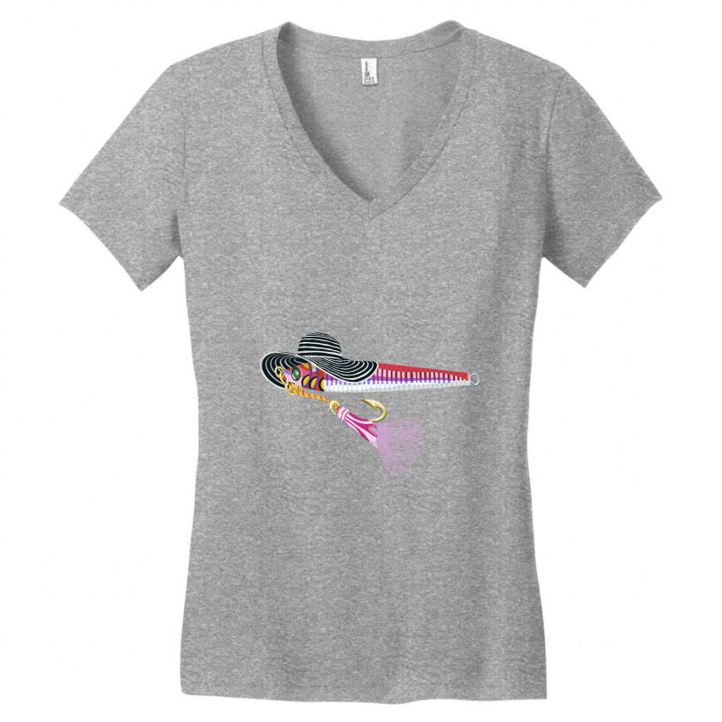 Pink Hooker In Hat Women's V-neck T-shirt | Artistshot