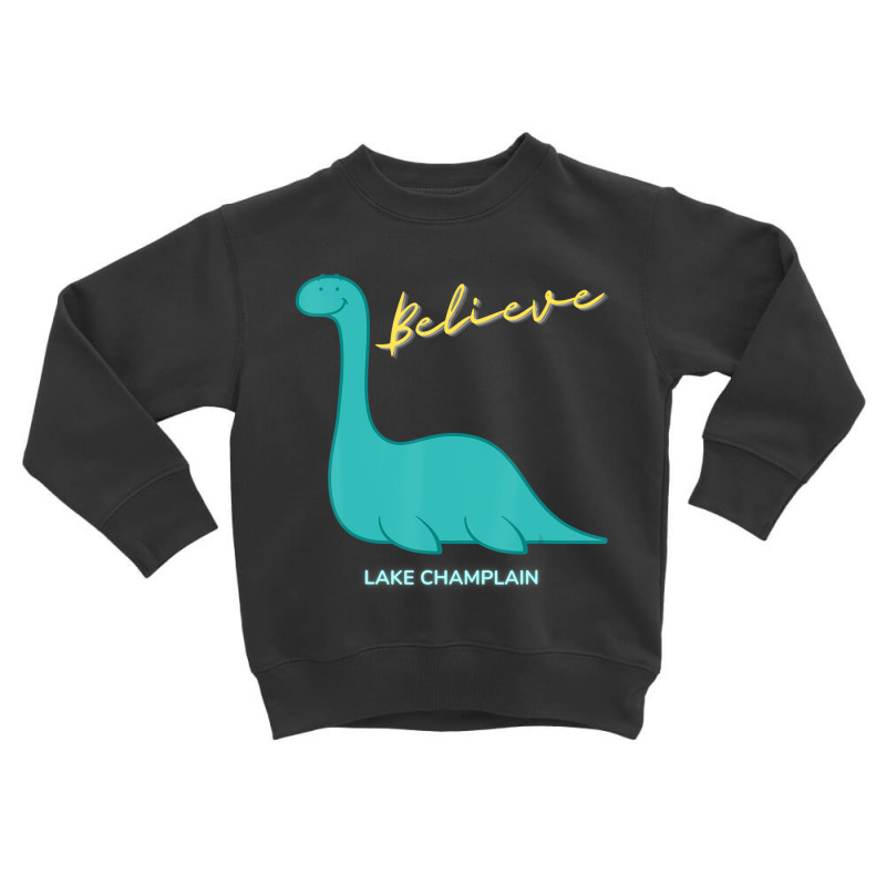 I Believe Champ Sea Monster Lake Champlain Vermont Toddler Sweatshirt by aiiluurosy | Artistshot