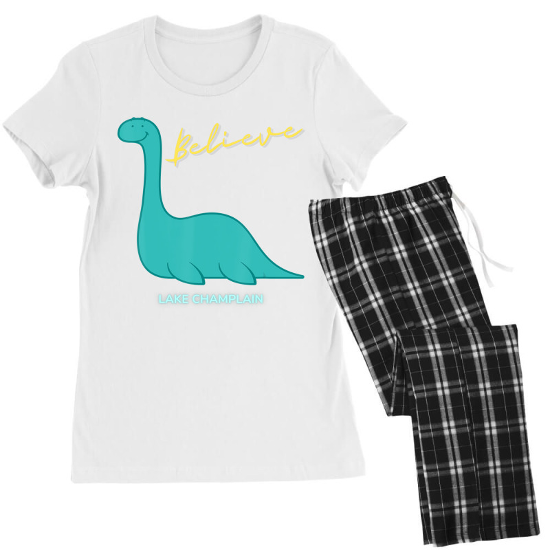 I Believe Champ Sea Monster Lake Champlain Vermont Women's Pajamas Set by aiiluurosy | Artistshot