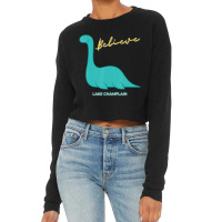 I Believe Champ Sea Monster Lake Champlain Vermont Cropped Sweater | Artistshot