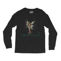 I Believe In Fairies T Shirt Beautiful Fairy With Long Sleeve Shirts | Artistshot