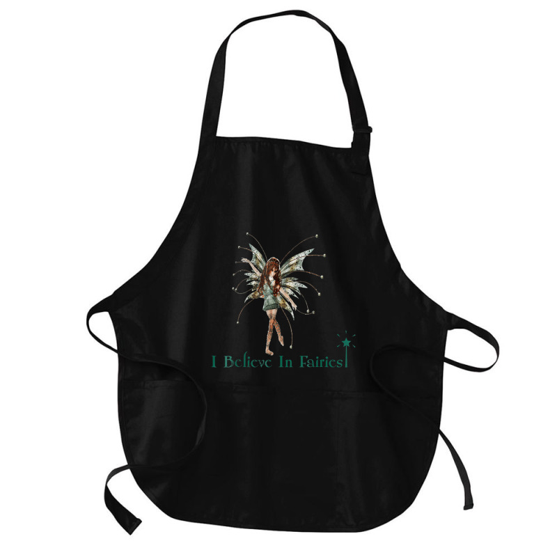 I Believe In Fairies T Shirt Beautiful Fairy With Medium-length Apron | Artistshot