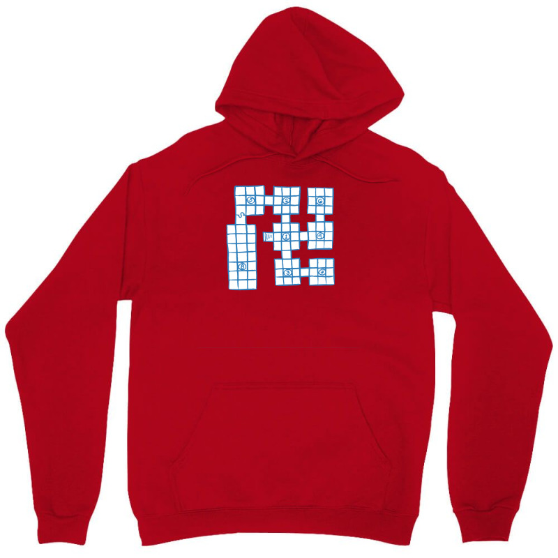 Repeating Dungeon Map Unisex Hoodie | Artistshot