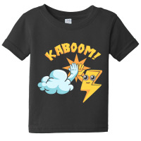 Kaboom Cloud Lightning Electrical Storm Thunder Bo Baby Tee | Artistshot