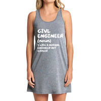 Civil Engineer Definition Funny Engineering T Shir Tank Dress | Artistshot