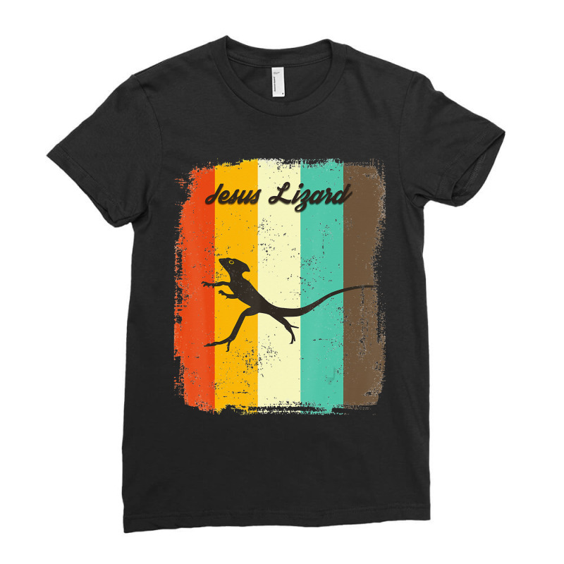 Vintage Jesus Lizard Retro Limited Edition Ladies Fitted T-Shirt by dezUPTEES | Artistshot