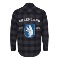 Vintage Coat Of Arms Greenland T Shirt Flannel Shirt | Artistshot