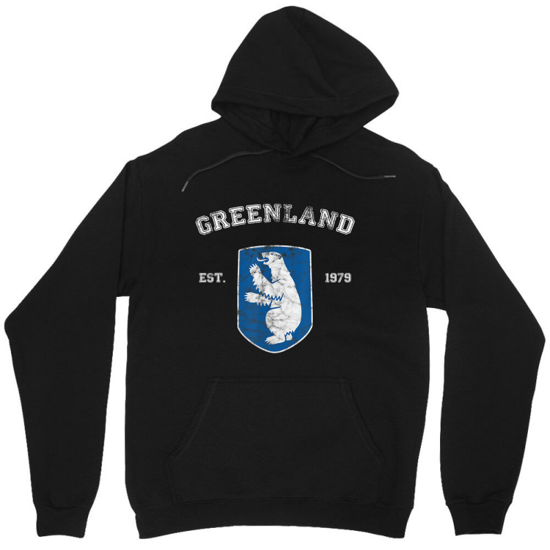 Vintage Coat Of Arms Greenland T Shirt Unisex Hoodie | Artistshot