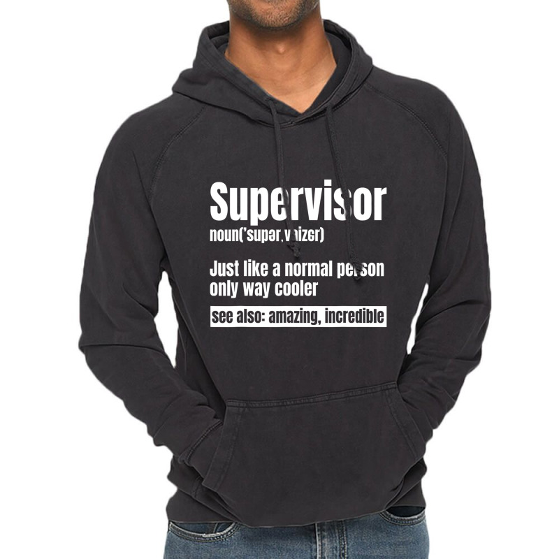 Supervisor Director Boss Manager Coordinator Facil Vintage Hoodie by bettincam | Artistshot