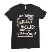 Novelty My Birthday Cruise Funny Cruise Design For Ladies Fitted T-shirt | Artistshot