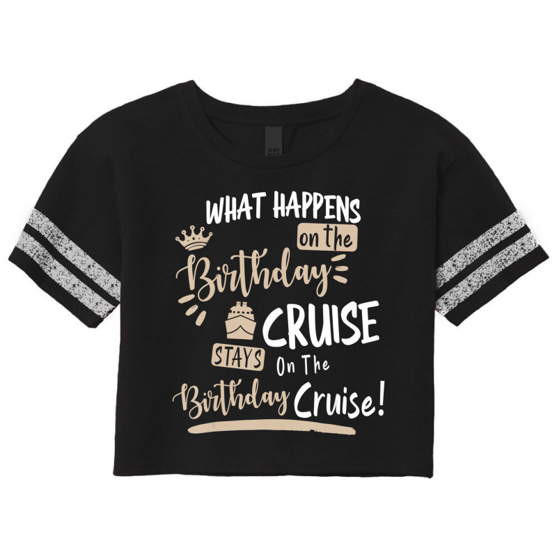 Novelty My Birthday Cruise Funny Cruise Design For Scorecard Crop Tee by refahnes | Artistshot