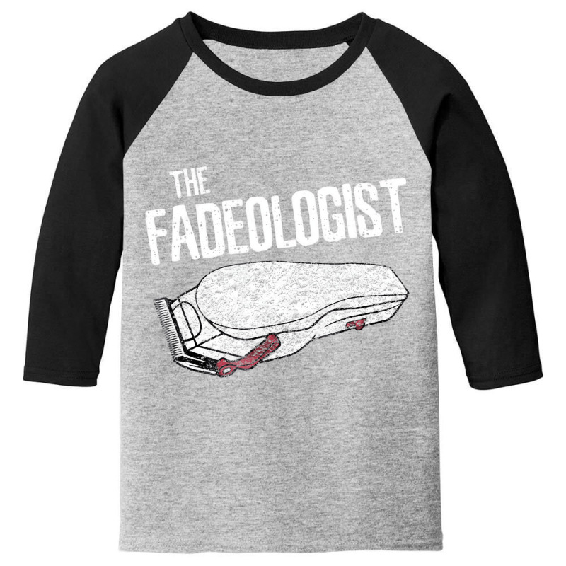 The Fadeologolist Master Barber Clipper Fade Gift Youth 3/4 Sleeve by bonne | Artistshot