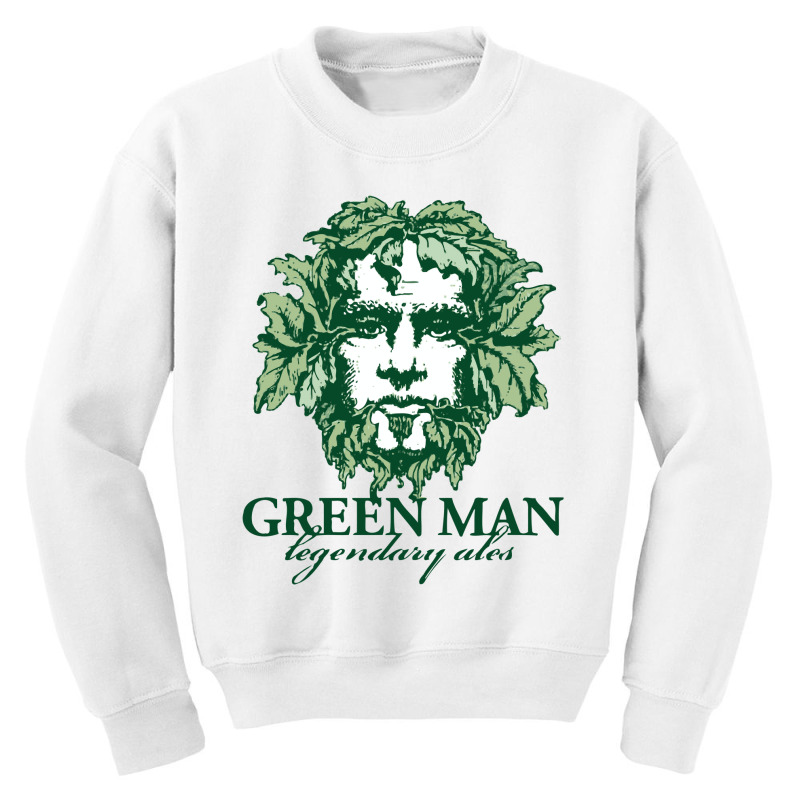 Green Man Youth Sweatshirt | Artistshot