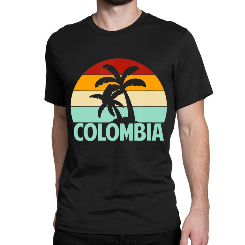 Colombia Vintage Vacation Souvenirs Holiday Trip R Classic T-shirt by ravand | Artistshot