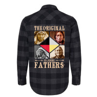 Original Founding Fathers Native American Retro Tr Flannel Shirt | Artistshot