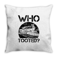 Train Funny Locomotive Model Railroad T Shirt Throw Pillow | Artistshot