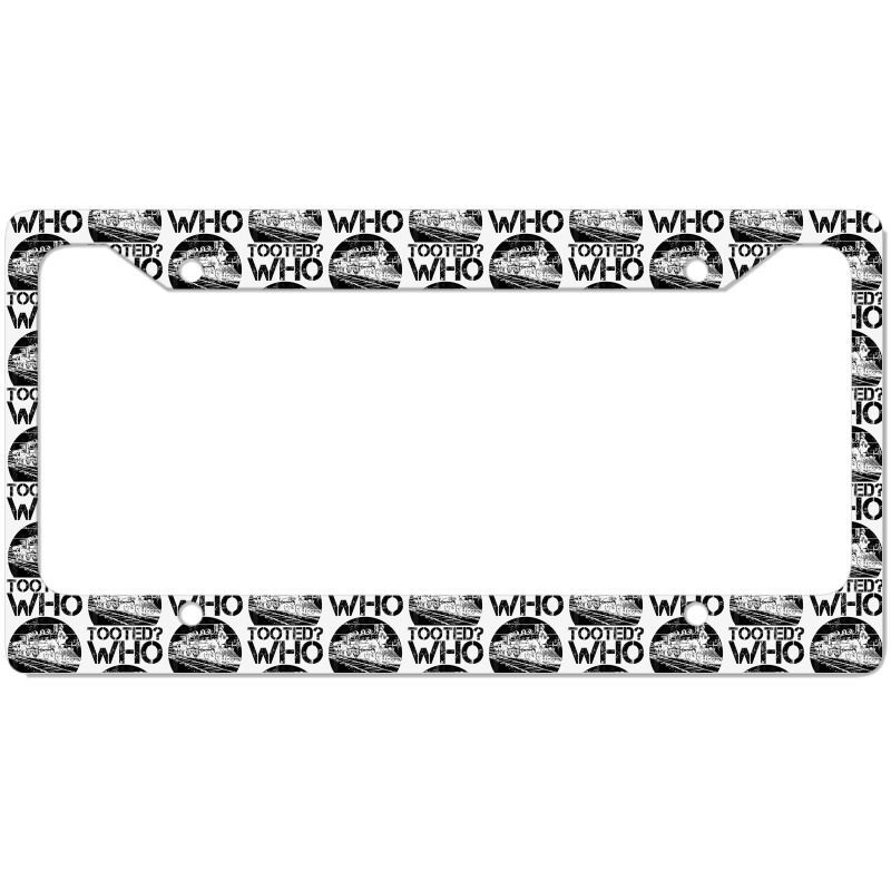 Train Funny Locomotive Model Railroad T Shirt License Plate Frame | Artistshot