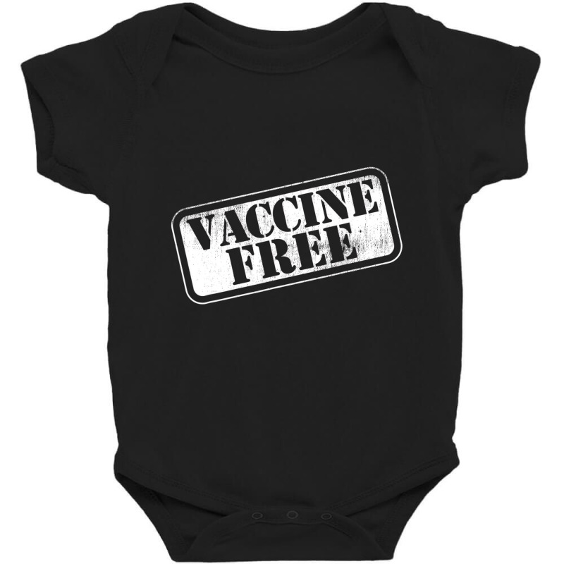 Cool Distressed Anti Vax Anti Vaccine   Vaccine Fr Baby Bodysuit by imelde | Artistshot