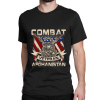 Combat Veteran Afghanistan War Vet American Milita Classic T-shirt | Artistshot