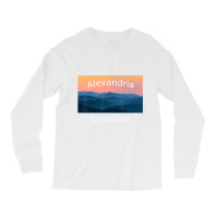 Alexandria Louisiana Mountain Sunset Hometown T Sh Long Sleeve Shirts | Artistshot