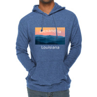 Alexandria Louisiana Mountain Sunset Hometown T Sh Lightweight Hoodie | Artistshot