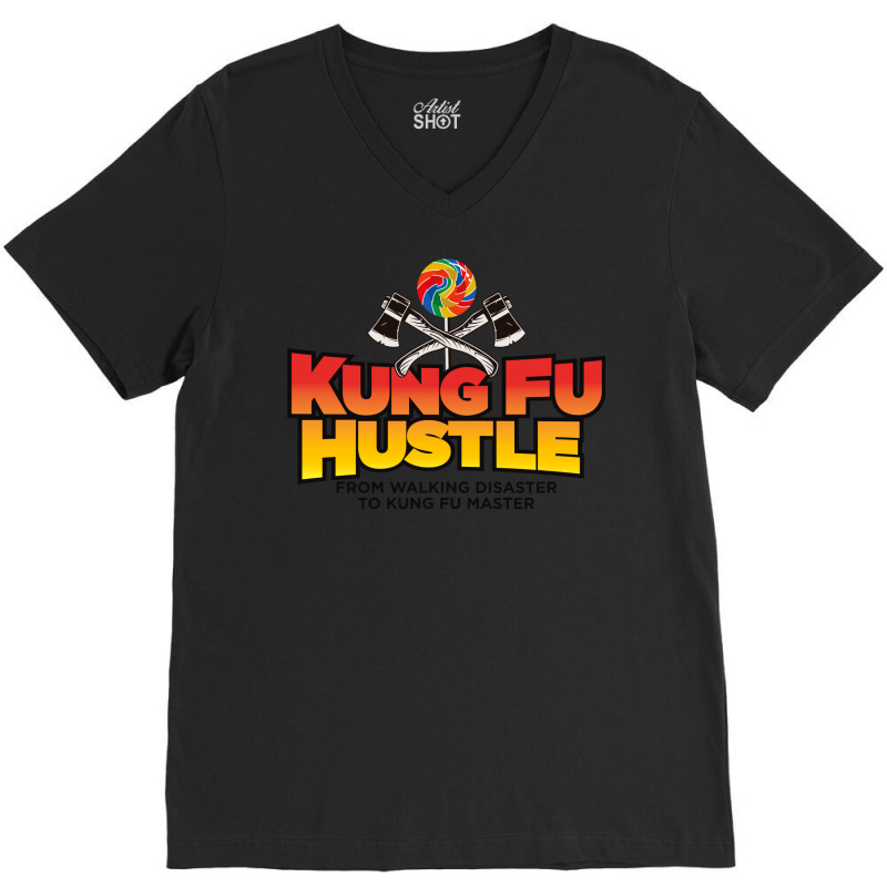 Kung Fu Hustle 60 V-neck Tee | Artistshot