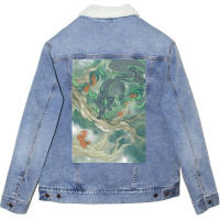 The Squirrel General   Magic The Gathering Inspire Unisex Sherpa-lined Denim Jacket | Artistshot