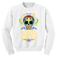 Cinco De Mayo Sugar Skull Mexican Fiesta Dia De Lo Youth Sweatshirt | Artistshot