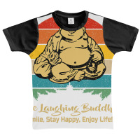 The Laughing Buddha Smiling Vintage Distressed Ret Graphic Youth T-shirt | Artistshot