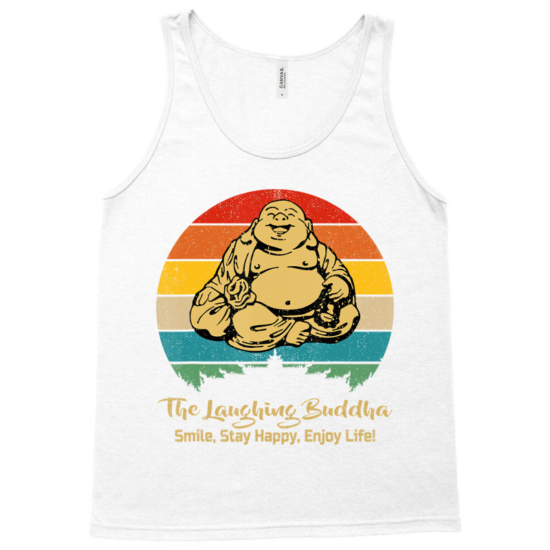 The Laughing Buddha Smiling Vintage Distressed Ret Tank Top | Artistshot