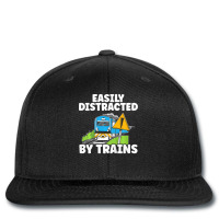 Kids Train Easily Distracted By Trains Boys T Shir Printed Hat | Artistshot