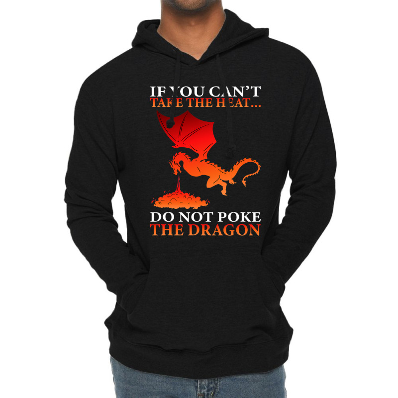 Cool Dragon Flamespewing Flying Mythical Creature Lightweight Hoodie by DEBORAHBOURSSIQUOT | Artistshot